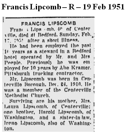 Francis Lipscomb